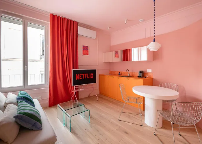 Apartmán Pink - 4 Pax - Chartrons Jardin Public - Clim - Parking *